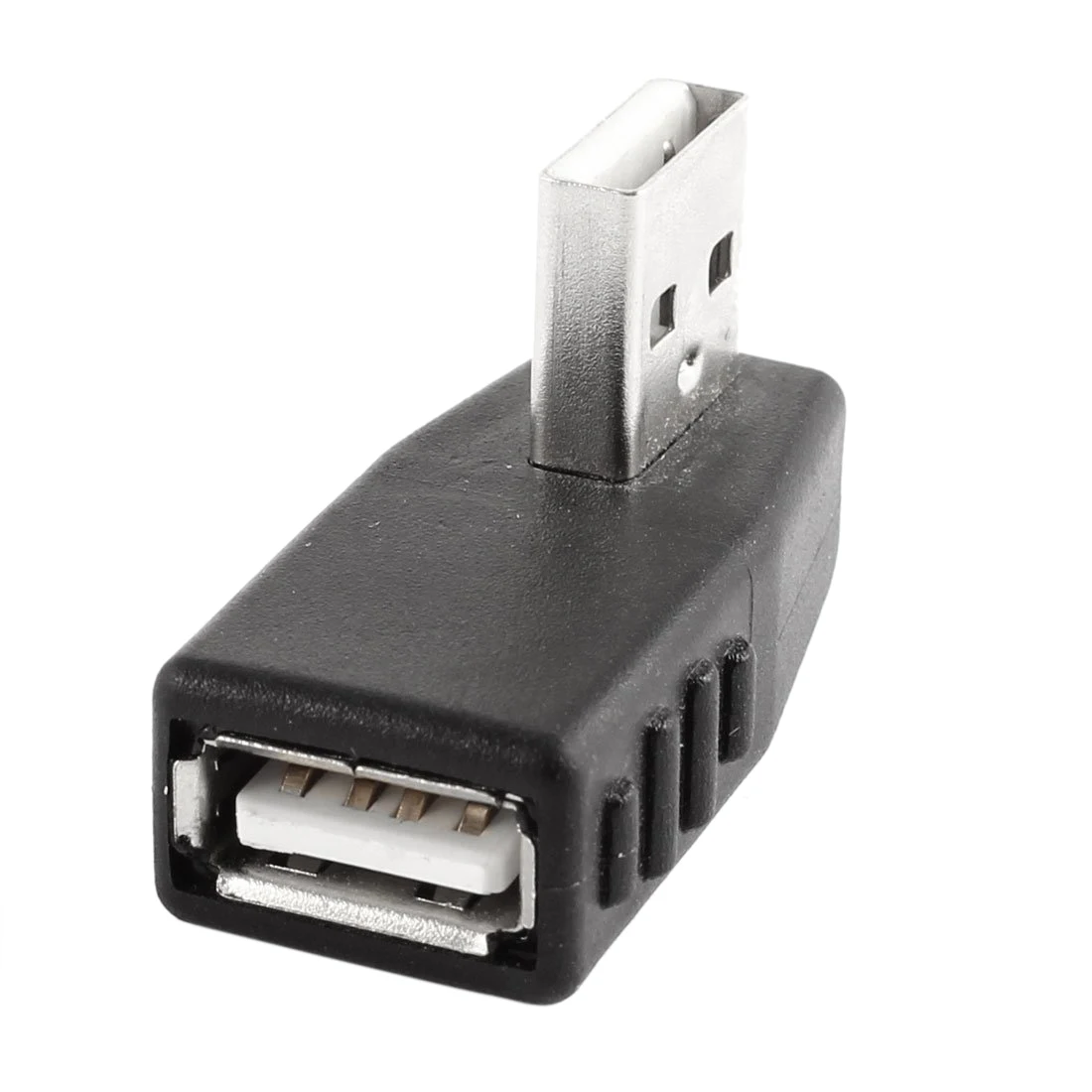 

Black Side Right Angle USB A Female To A Male Adapter Connector Hubs