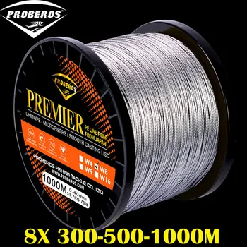 

300M/500M/1000M PE Fishing Line Red/Green/Grey/Yellow/Blue 8 stands 8 Weaves Braided Line Available 40LB-300LB PE Line