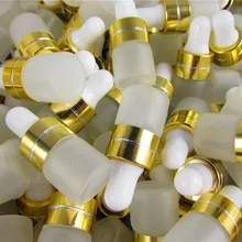 50 шт./лот, 1 мл, 2 мл, 3 мл, 5 мл, флаконы с эфирными маслами, матовые стеклянные флаконы-капельницы, баночки бутылочки с пипеткой для косметики