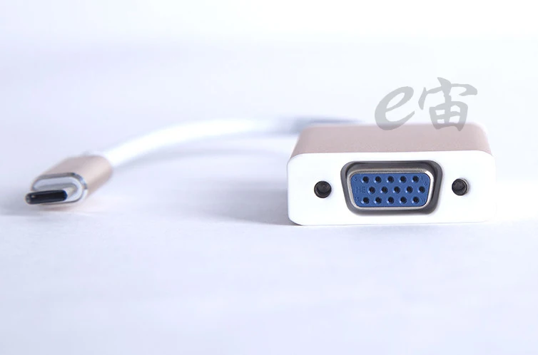 

"e ZHOU" EZTC001 USB3.1 Type C Adapter Cable Male to VGA Female Video Transfer Converter connected Projector