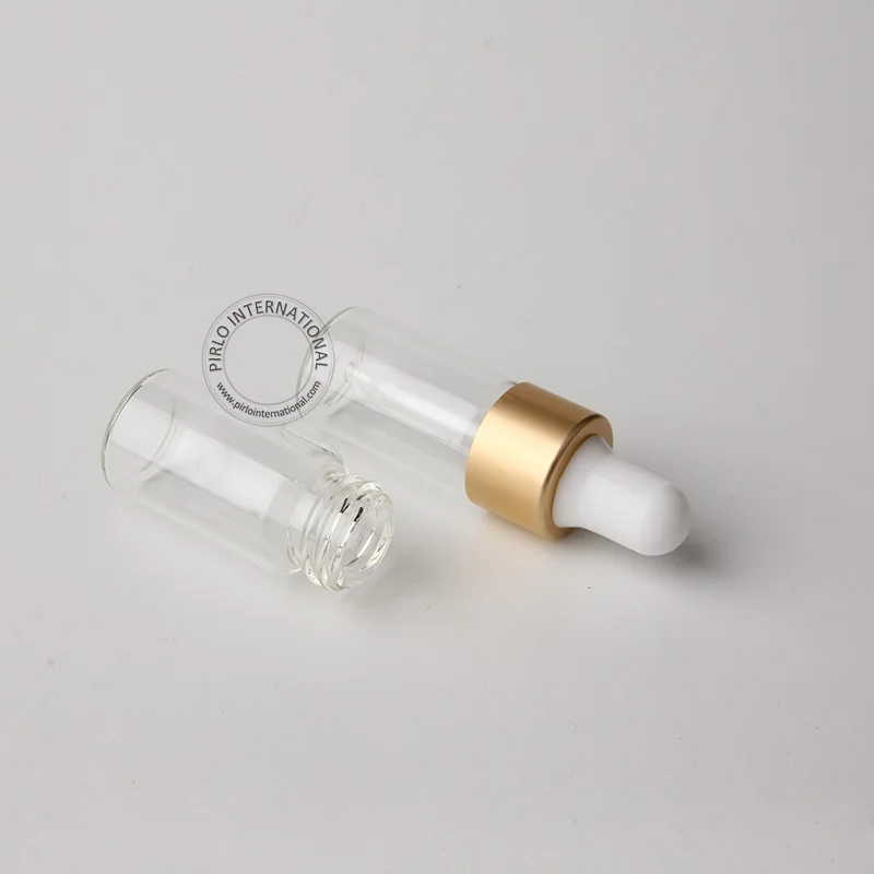 30 шт. х 3 мл стеклянная бутылка-капельница с пипеткой Косметическая пробирка прозрачный парфюм эфирное масло образец флаконы мате Golded