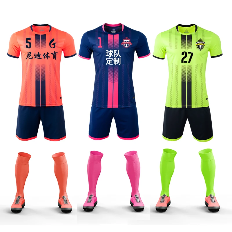 Prezzo Survêtement Calcio 2019 Nuovi Uomini Bambini Calcio Maglie Set Ragazzi Delle Donne Uniformi di Formazione di Calcio della Squadra di Calcio Maglie Set di Stampa