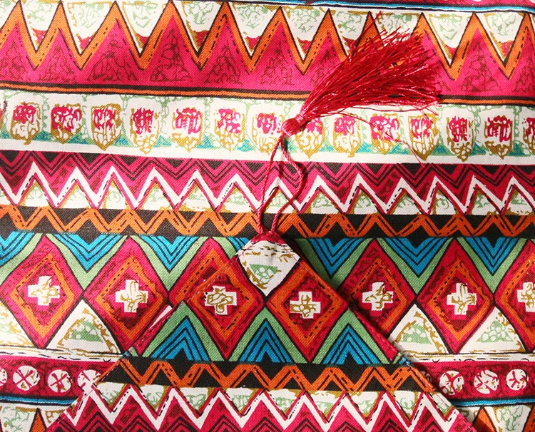 Постельное белье из хлопка и льна в средиземноморском стиле, лен, трехцветная двухсторонняя скатерть, салфетка для еды, напрямую от производителя оптом