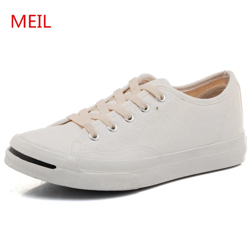 Classic White sneakers Women Canvas Shoes Lace up trainers women Chaussure Femme Shoes Woman ...