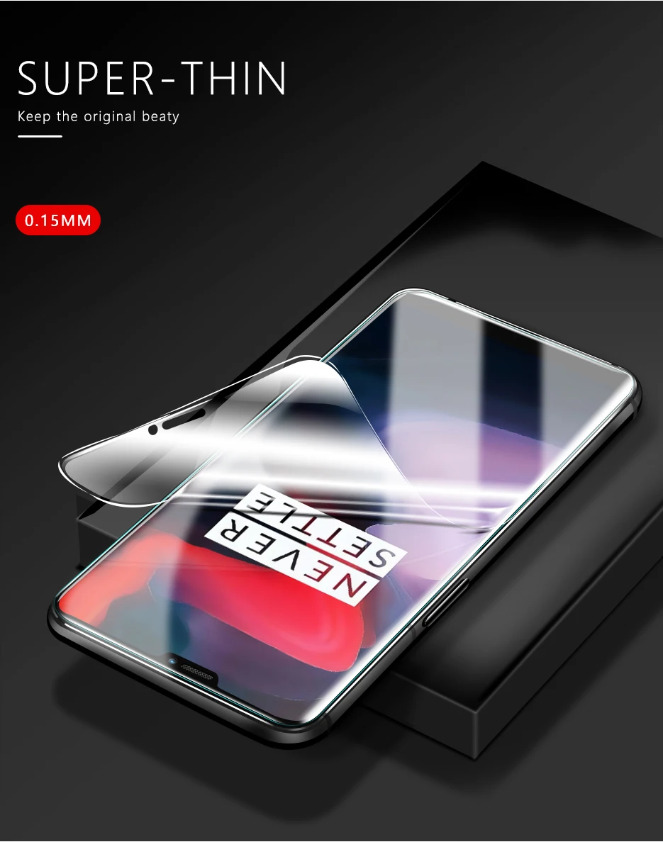 CHYI 3D изогнутая пленка для Oneplus 7T Pro защита экрана гидратация пленка One plus 7Tpro полное покрытие экрана не закаленное стекло