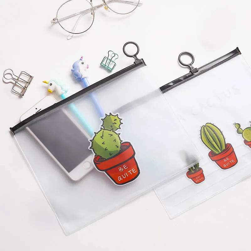 

Newest Cute Cactus Women Cosmetic Bags Travel Organizer Necessary Beauty Case PVC Toiletry Bags Makeup Bag Bath Wash Make Up Box