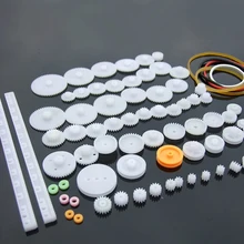 75 Pçs/lote Artes Plásticas, Cremalheira, Polia, Polia de Correia, Engrenagem, Single-e Dê um Duplo-8-56 Dentes da engrenagem