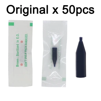

50pcs 1R/2R/3R Individual Package Giant Sun Tattoo Needle Tips Permanent Makeup Tattoo Machine Caps For Sunshine & G-8650 G-9740