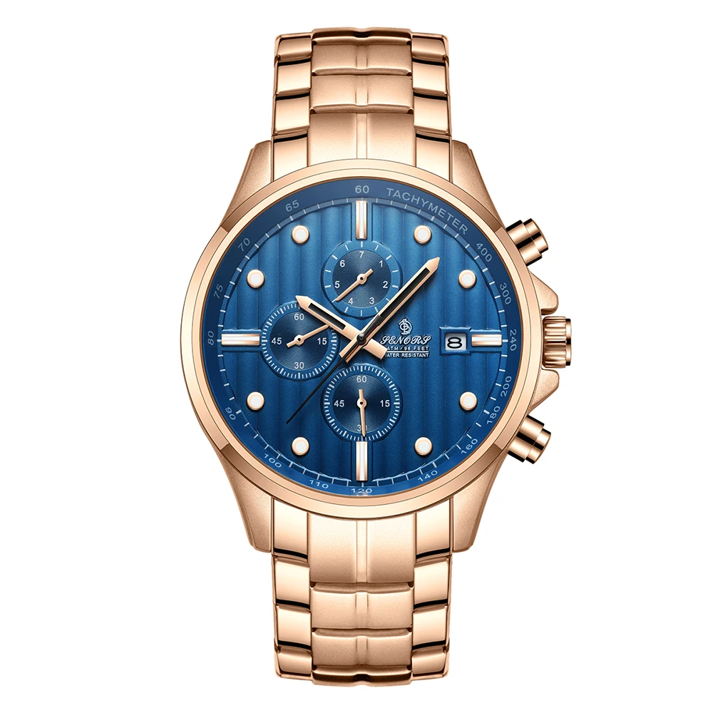 2019 New Watches Men Luxury  Chronograph Men Sports Watches Waterproof Full Steel Quartz Men's Watch Relogio Masculino