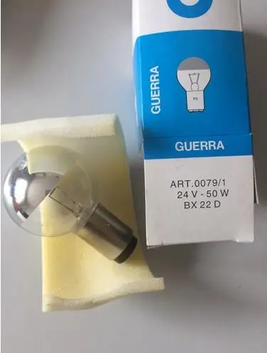 

For GUERRA 0079/1 24V50W BX22D shadowless lamp,24V 50W bulb