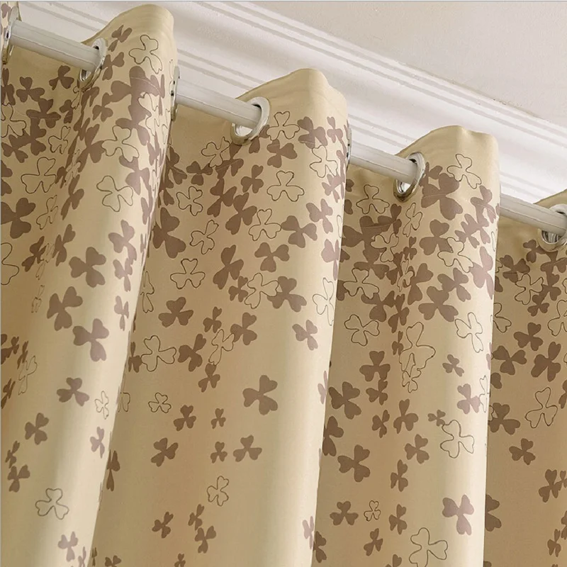 Деревенские оконные шторы с изображением клевера одуванчика, занавески для гостиной, спальни, затемненная ткань с декором для дома, AP206#20