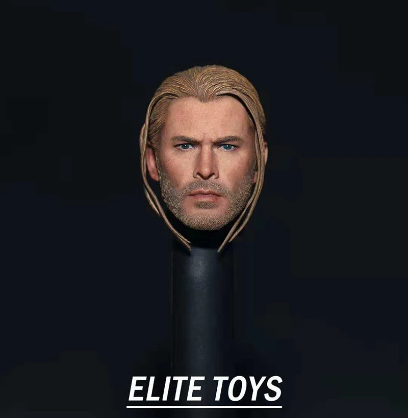 

1/6 The Avengers Thor Braid Head Sculpt 1/6 Scale Male Head Model PVC Head Model Toys Fit 12" Action Figure Body