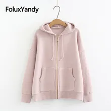 Autumn Knitted Jacket Coat for Women Plus Size Casual Zipper Pockets Long Sleeve Hooded Jackets Outerwear SWM1284 Autumn Knitted Jacket Coat for Women Plus Size Casual Zipper Pockets Long Sleeve Hooded Jackets Outerwear SWM1284