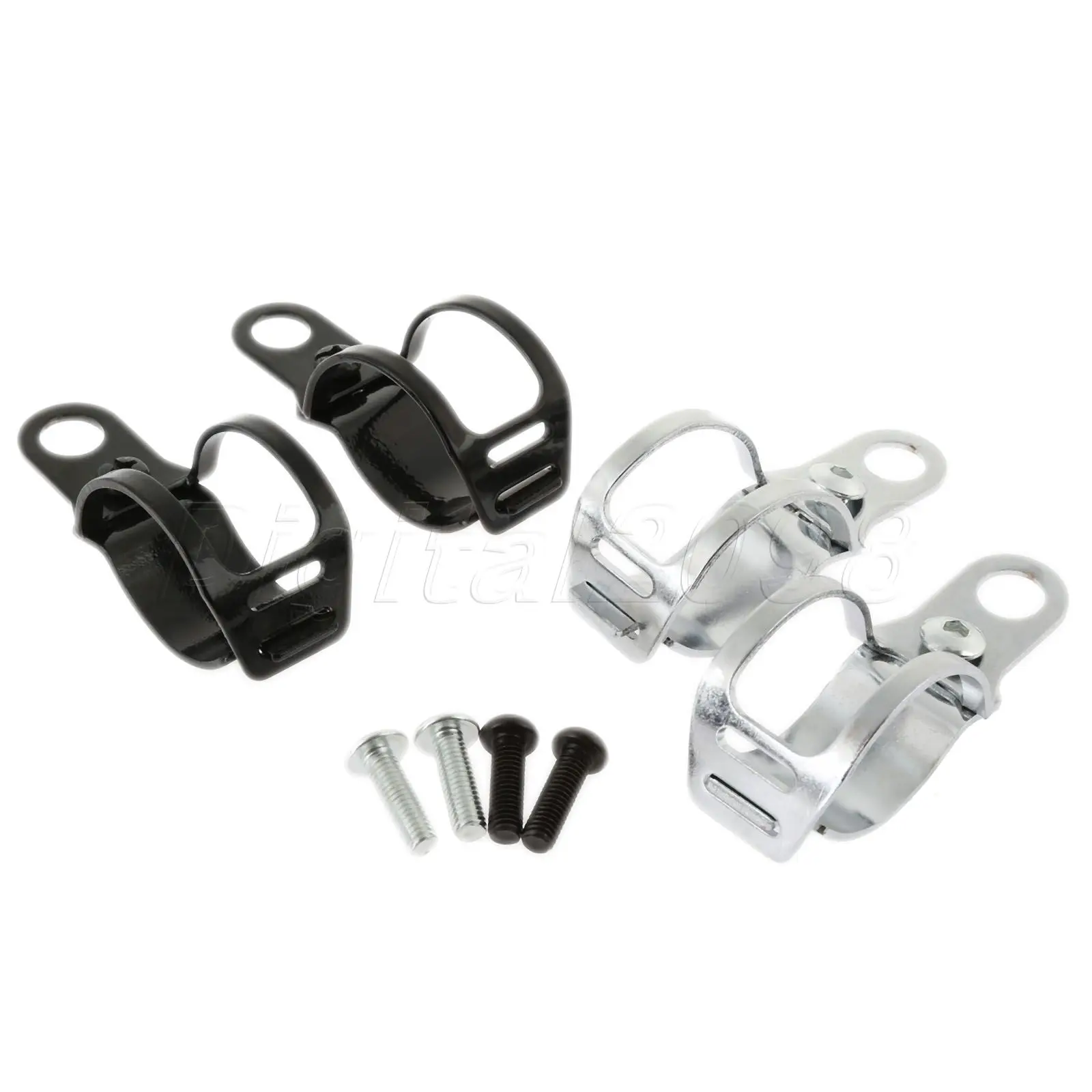 

Yetaha Motorcycle Turn Signals Relocation Fork Clamps Mount Light Holder lamp mount Bracket for 30MM-45MM front fork For Harley
