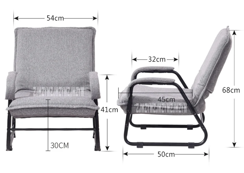 010HCHS Одноместный складной стул гостиная диван компьютерный ленивый диван простой современный балкон спальня диван качество маленький слинг стул