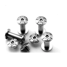 10 шт. внутренний шестигранник ручной работы нож производство ручка заклепки винт 5 мм 6 мм диаметр стальной винт
