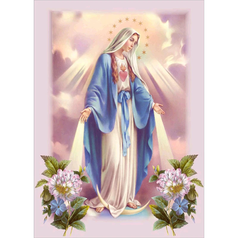 

Religion Diamond Painting "Virgin Mary" 5D DIY Drill Diamond Embroidery Diamond Mosaic Sale,Cross Stich Accessories Decoration