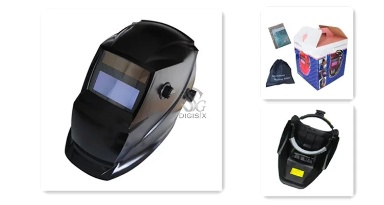 

Big Viewing Area Solar Powered Welding Helmet Welding Mask EH-702