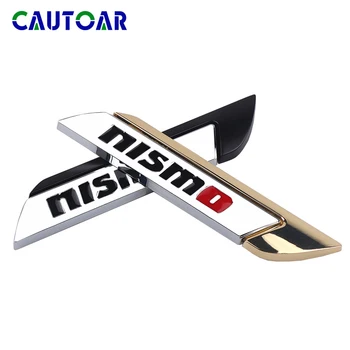 

Metal Car Sticker Emblem Auto Badge Decal For Nissan Nismo Almera Tiida Teana Qashqai Juke X trail Skyline Note Car Accessories