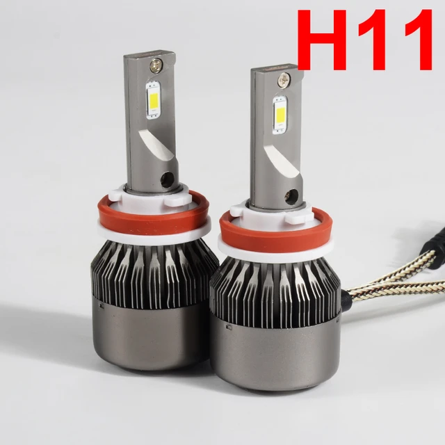 H11 H8 H9 LED Bulbs 60W 6000LM 6000K | LCair Series, All-in-One Design