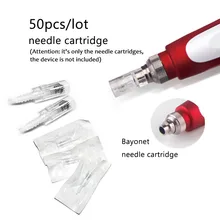 50 шт. 12pin байонетный игольчатый картридж 12pin 36pin нано-картриджи для mym Дерма Ручка микро Запасные иглы татуировки