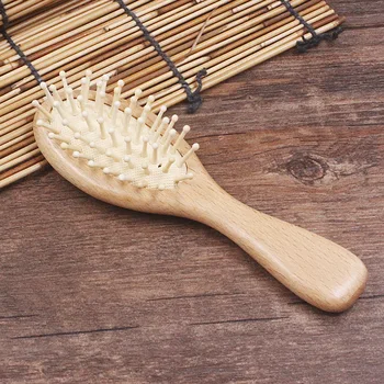 

1pcs wood rubber gasbag air cushion massage comb big board wood massage comb high quality wood needle sac massage comb