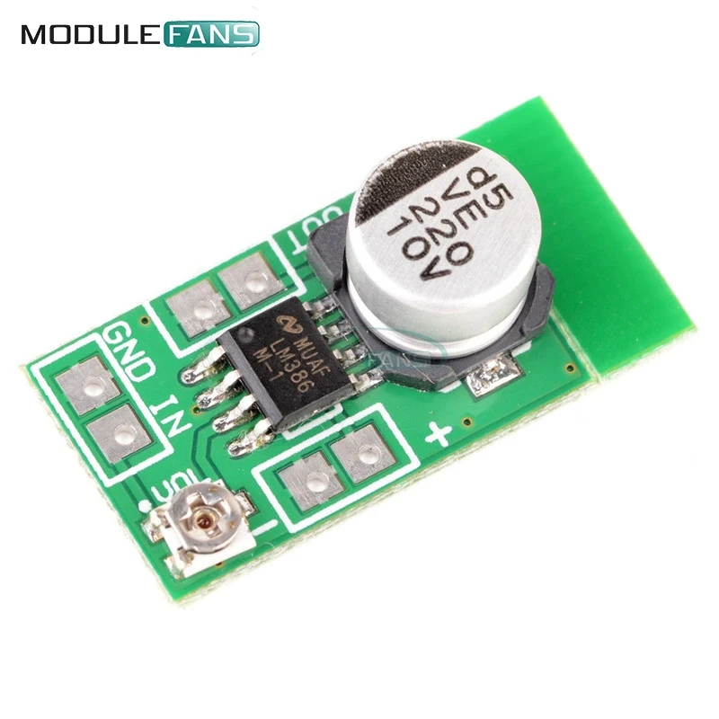 DC 3.8V 12V 150mA 5V Adjustable Mini LM386 Audio Power