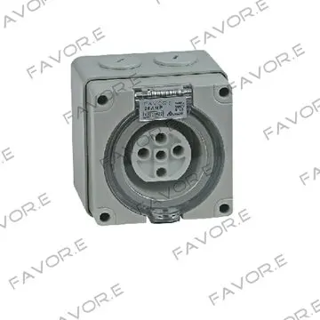 

*40A three phase 5 round pin waterproof socket IP66 56SO540