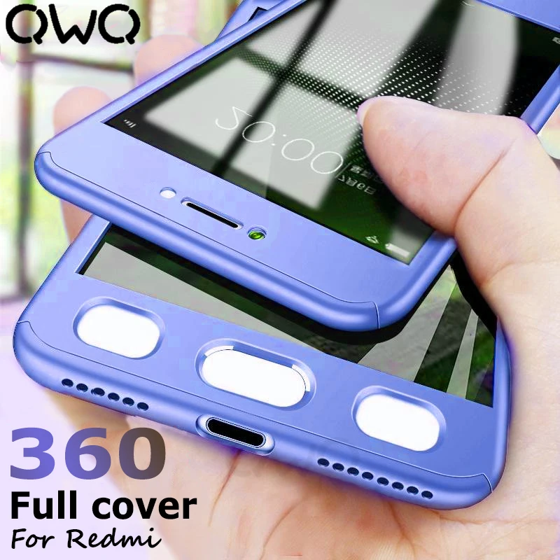 

Luxury 360 Full Cover Phone Case For Xiaomi Redmi 4x Note 4 Matte Hard plastic Cover For Redmi Note 4X Protection Case Shell