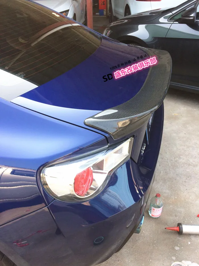 Подходит для TOYOTA GT86 BRZ ТРД углеродного волокна задний спойлер заднего крыла