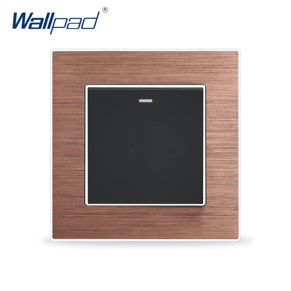 1 клавиша канал переключатель Wallpad роскошный настенный светильник ель света