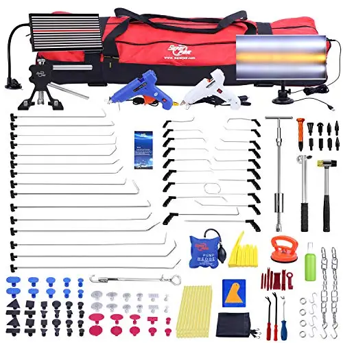 

PDR Machine Auto Car Dent Puller Motorcycle Body Damage and Hail for Washing Truck Door Rods Dings Set Tools Repair Whole