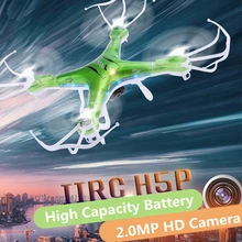 Free Shipping RC Quadcopter JJRC H5P CF Headles Autoreturn Mode 2.4G 4CH 6 Axiote RC Helicopter Drone With HD Camera VS SYMA X8W