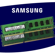 Samsung desktop pc módulo de memória ram memoria ddr2, 800 667mhz PC2-5300 ddr3 1333 1600mhz 1gb 2gb 4gb (2 pçs * 2gb) pc3 10600 12800