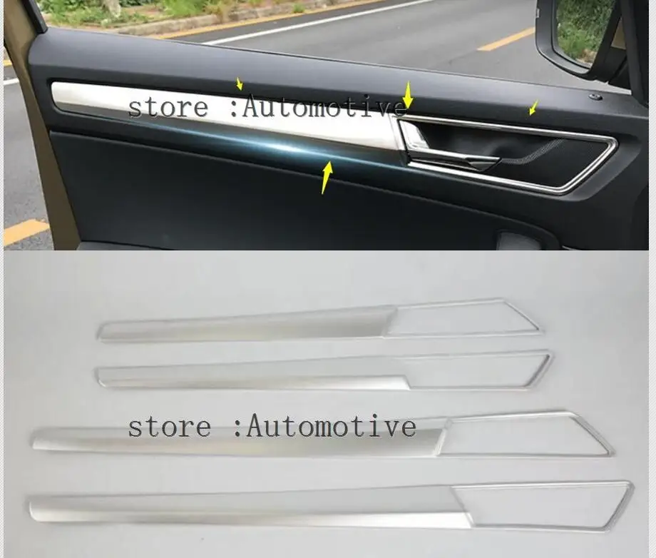for 2017 2018 for skoda kodiaq Chrome Car Door Cover Decoration Trim