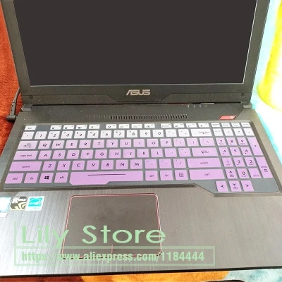 fadepurple Для Asus TUF FX505 fx505ge FX505G FX 505 GD GM FX505GM fx505dy FX505DU FX505GD FX505DT FX505DD ноутбук клавиатура защитная крышка - Цвет: fadepurple