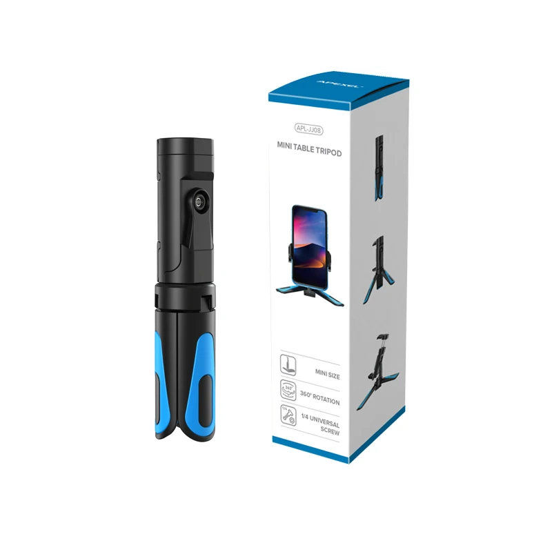 360 Rotation Vertical Shooting 2 in 1 Mini Tripod Phone Mount Holdr for iPhone X