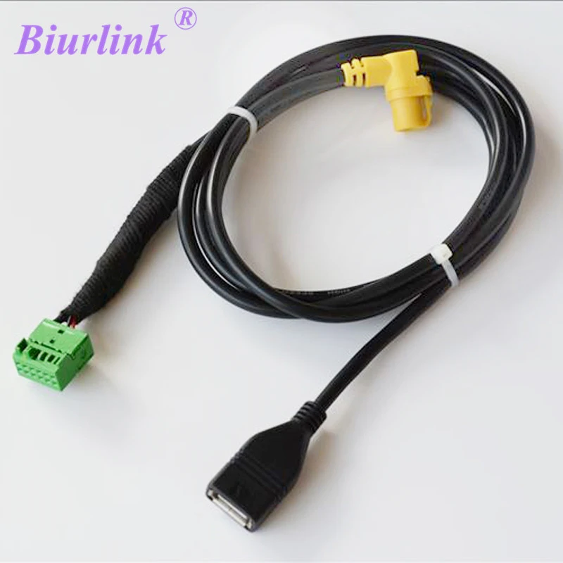 Tanie Biurlink samochód samochód diy 3G MMI interfejs USB AMI gniazdo USB Adapter dla AUDI Q7 Q5 A6 A5 A4 S5