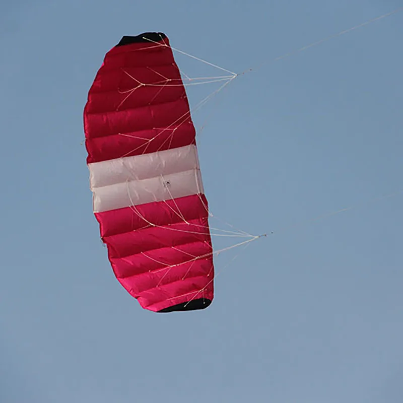 

Baite Outdoor Double line software Without skeleton Kites Parafoil Set Rainbow Kite with Control Bar and Nylon Flying Line