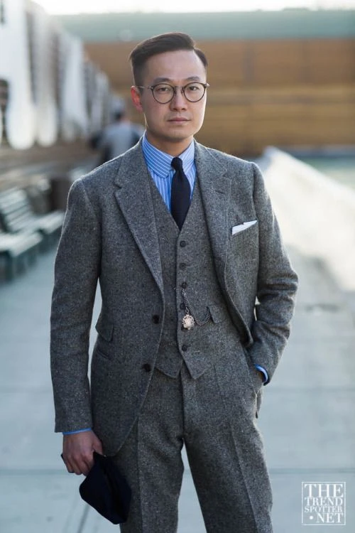 costume 3 pièces tweed