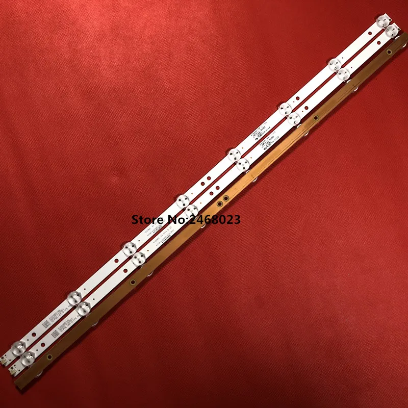 

3pcs x 32 inch LED TV Backlight Strips 4708-K320WD-A2213K01 for 32'' TCL LE32D59 & for Philips 32PFL3045 8-LEDs 618mm