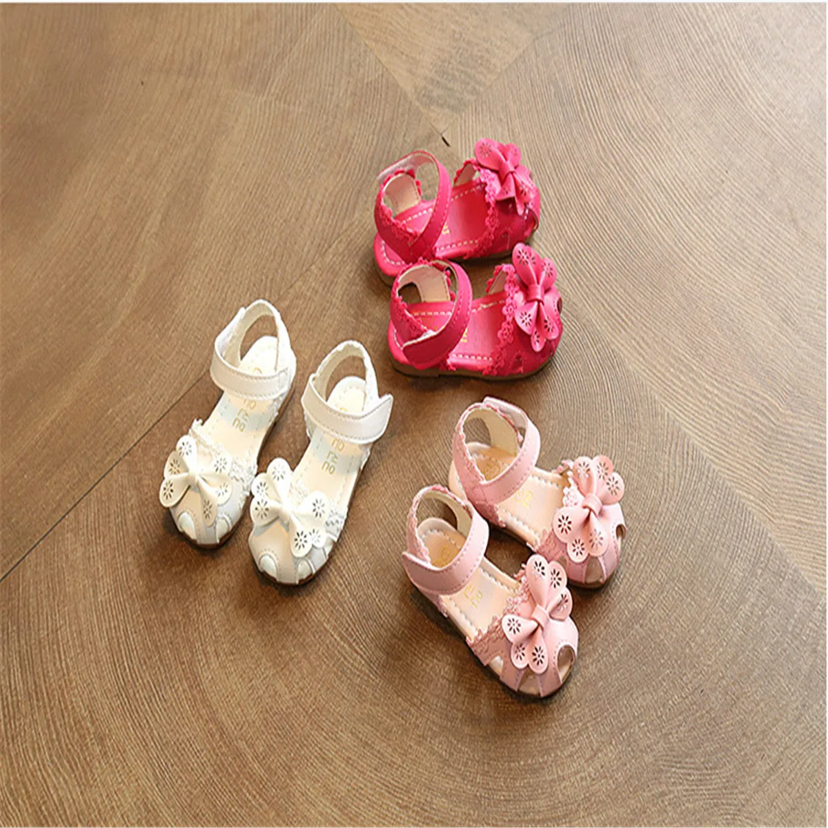 

Pudcoco Cute Kids Baby Shoes Princess Flowers Lace Shoes Children Girl Dance Shoes Leather Wedding Party Sandals