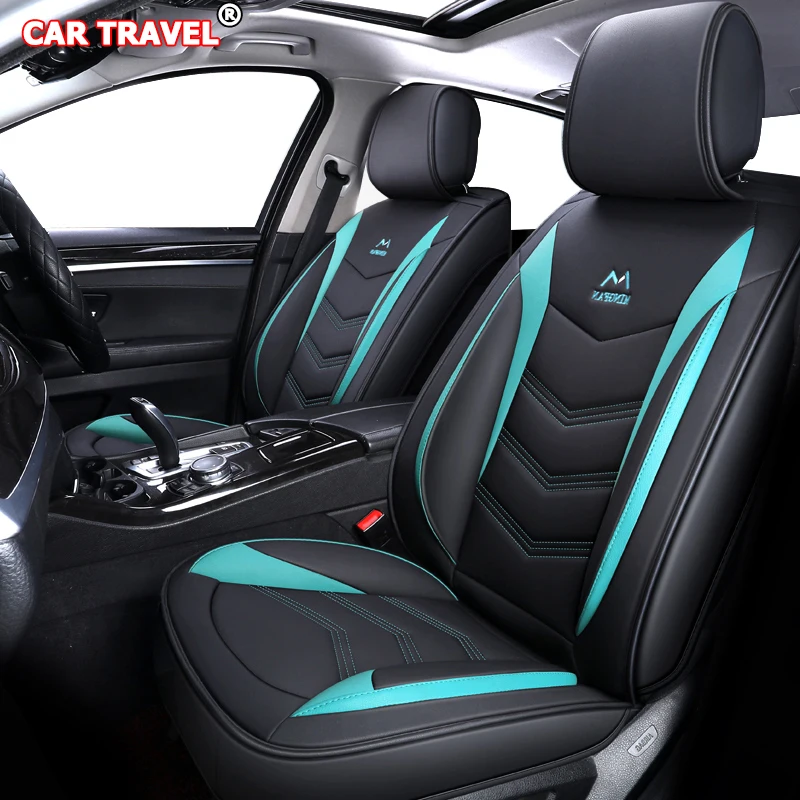 

Luxury Leather car seat covers for skoda octavia 2 a5 a7 tour fabia 1 3 karoq rapid spaceback felicia Automobiles Seat Covers
