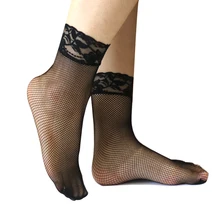 6 шт/3 пары носки в сеточку с рыбками Для женщин прозрачные короткие носки до лодыжки тонкая рыболовная сетка носки лето для девушек сетки носки Meias