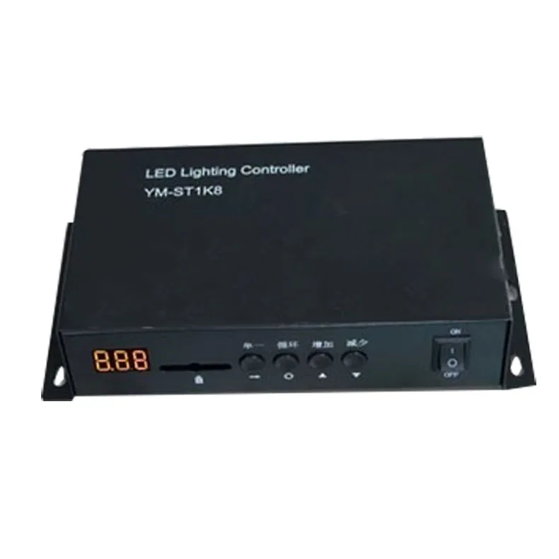 RGB sd карта светодиодный контроллер света 8x1024 пикселей Программируемый dmx rgb 8