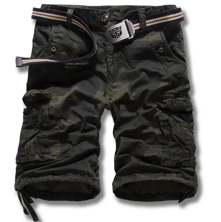 High quality 2019 Summer Cotton bermuda masculina shorts men Camouflage Jungle deserts Cargo overalls short hombre