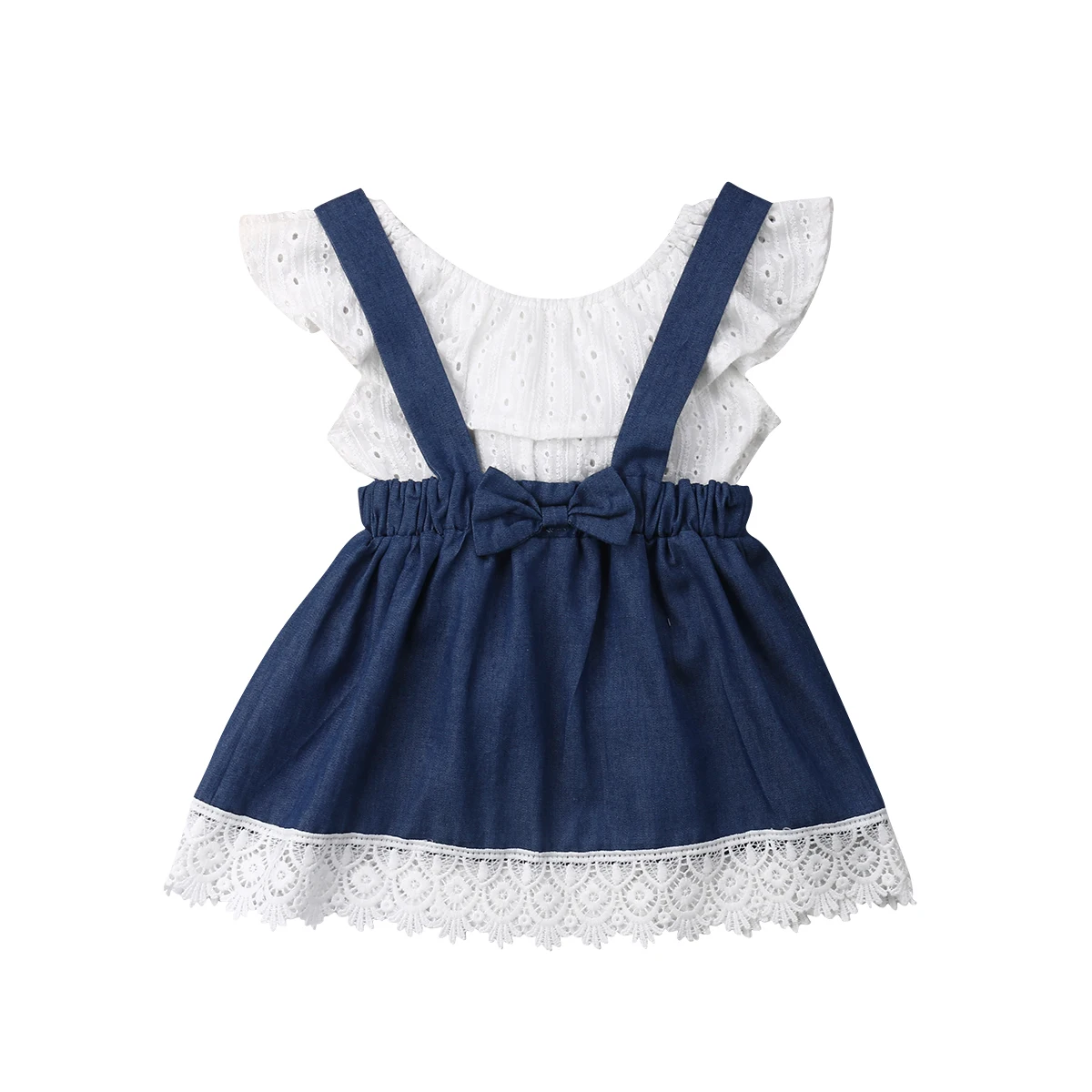 

Newborn Kids Baby Girls Clothing Sets Lace Cotton Top Suspender Skirt Outfits Clothes Summer Two-piece Sleeveless Children Suit