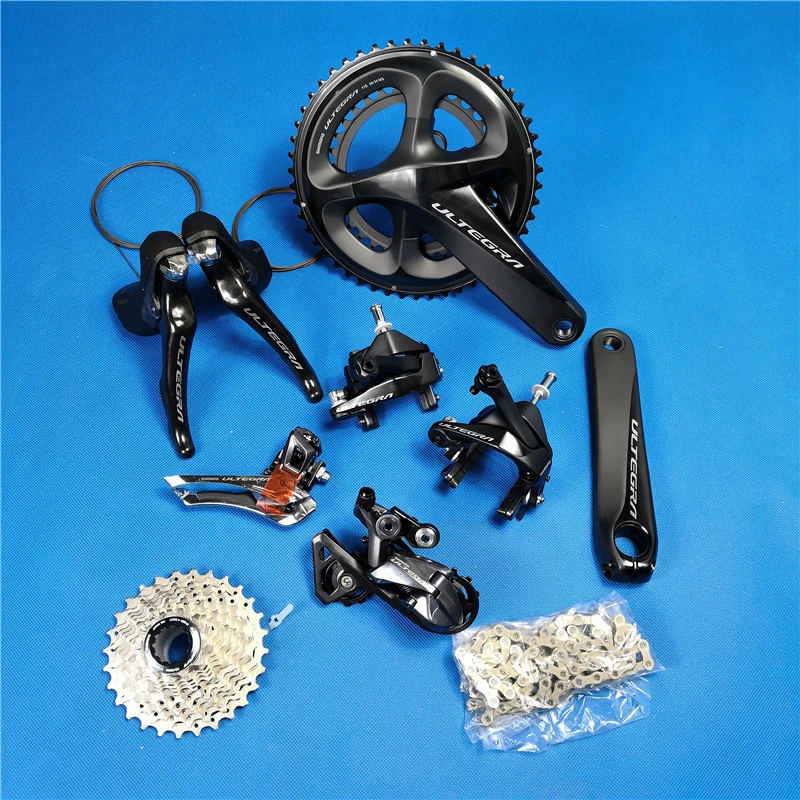 Shimano Ultegra R8000 50-34/52-36/53-39 T 170/172. 5/175 مللي متر 2*11 22 سرعة الدراجة الطريق دراجة groupset دراجة أجزاء Shimano Ultegra R8000 50-34/52-36/53-39 T 170/172. 5/175 مللي متر 2*11 22 سرعة الدراجة الطريق دراجة groupset دراجة أجزاء