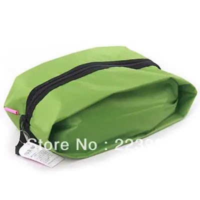 Free shipping Hand Shoe Zip Bag Tote Storage Travel Waterproof Nylon Green | Багаж и сумки
