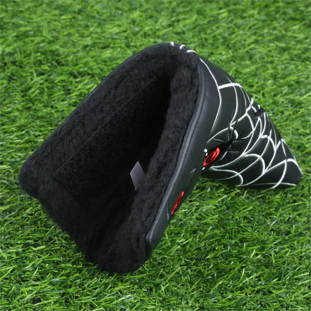 Чехол с пауком и серебряной паутиной клюшки для гольфа чехол головы из